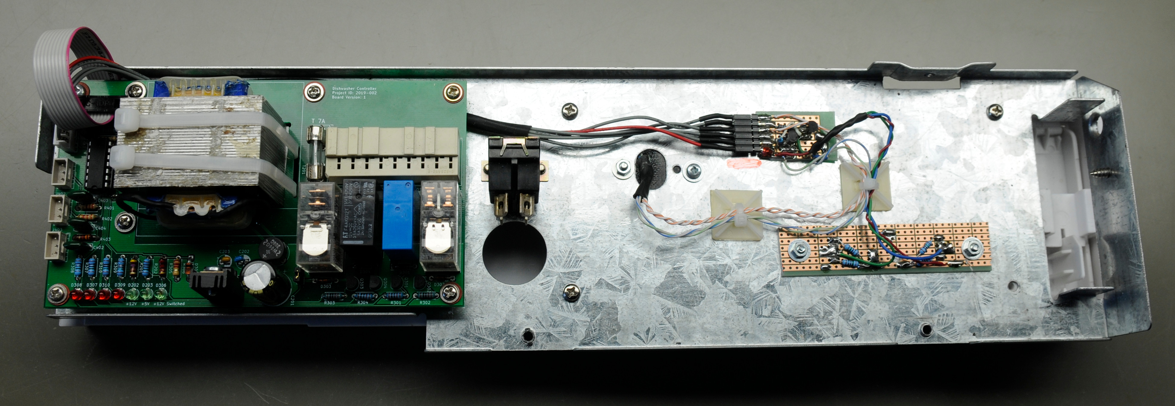 Controller mounted in place